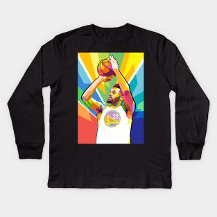 ANDREW WIGGINS POP ART Kids Long Sleeve T-Shirt